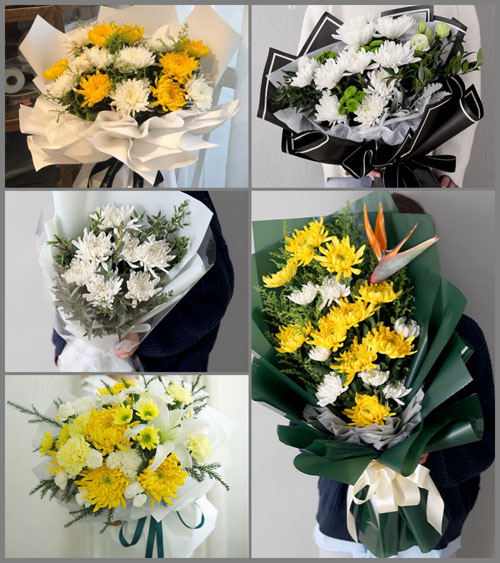 上海嘉定区外冈镇周泾村白事花束代送